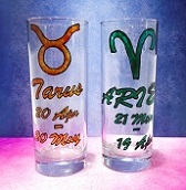 Painted glasses