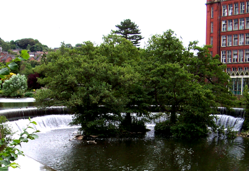 The Horseshoe Weir, Belper, Derbyshire